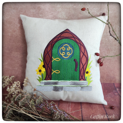 Hobbit Door pillow