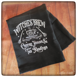 Evil Spirits Black kitchen Towel
